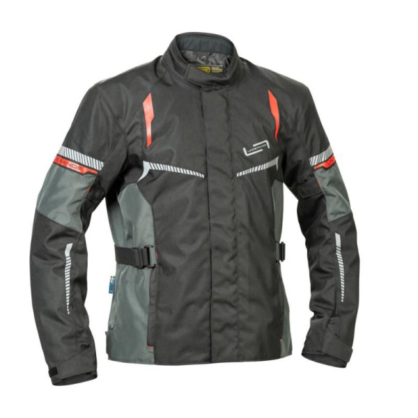 Lindstrands Backafall jacket blk/grey 48